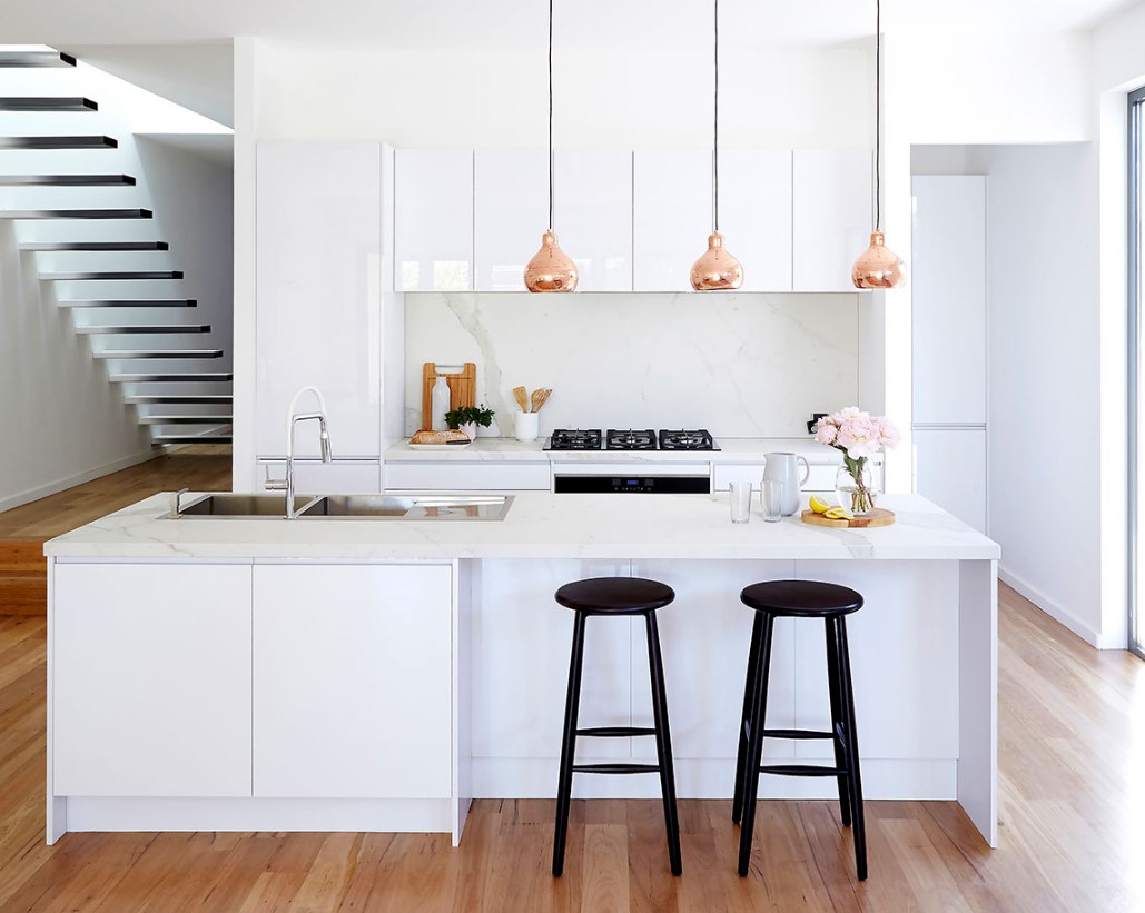 Modern Beyaz Mutfak Dekorasyon Modelleri 2023 5 Modern beyaz mutfak örnekleri 2021