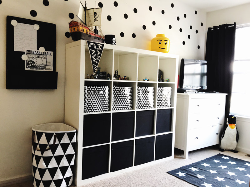 Modern Siyah Beyaz Çocuk Odası Dekorasyonu 4 Siyah beyaz çocuk odası fikirleri 2021