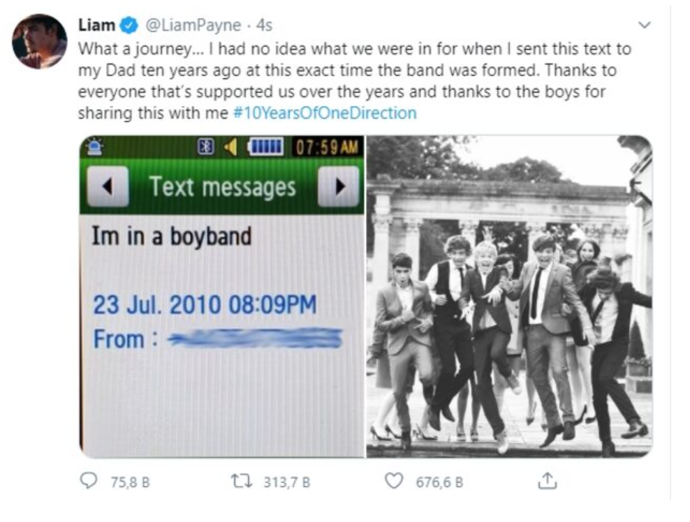 One Direction Grubu Hakkında Bilinmesi Gereken 10 Bilgi 10 liam twett